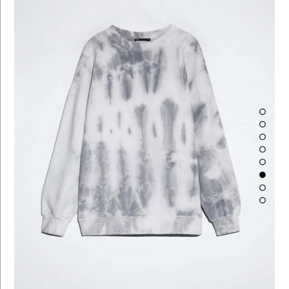 Zara Oversized Tie Dye Sweatshirt - NEW WITH TAGS